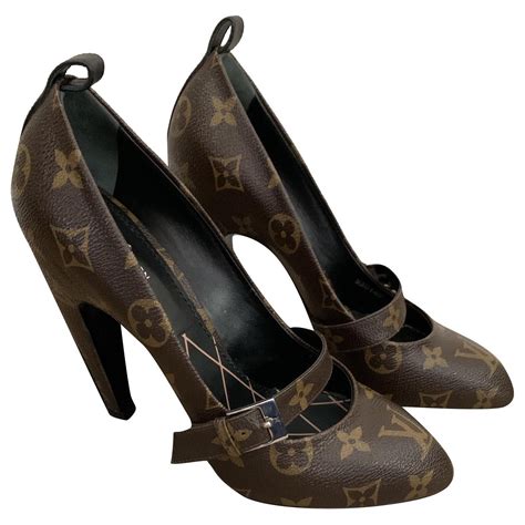 louis vuitton heels for women|louis vuitton denim heels.